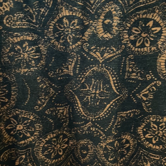 Fat face Simone dress blue and gold dress - Picture 2 of 3